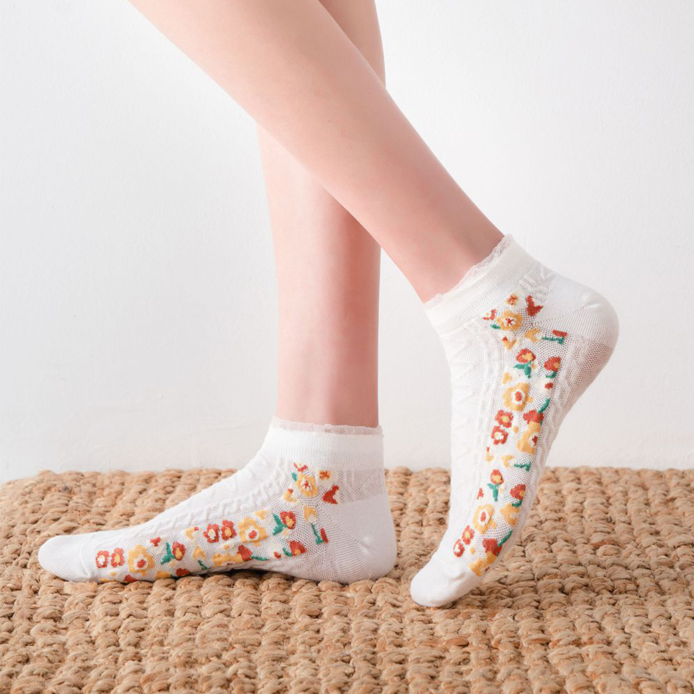 Vỡ nữ mềm mại co giãn họa tiết đáng yêu