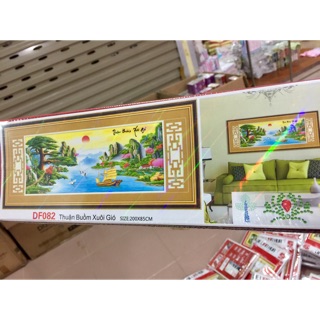 Tranh đính đá thuận buồm xuôi gió