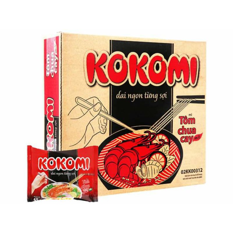 Mì tôm kokomi vị tômchua cay