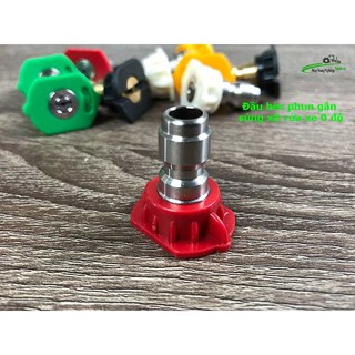 Đầu béc hình quạt gắn súng xịt máy rửa xe cao áp