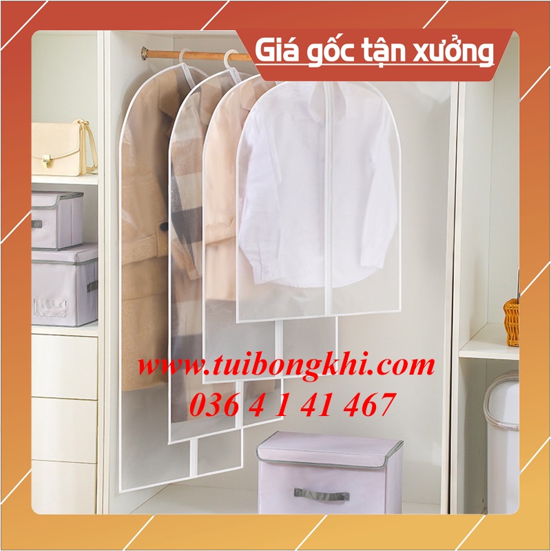 Túi Che Bụi Bảo Quản Quần Áo Trong Suốt, Bảo Vệ Quần Áo Sạch Sẽ, Sắp Xếp Tủ Quần Áo Gọn Gàng