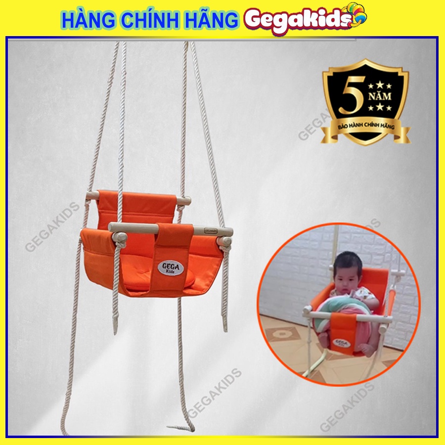 Xích đu cho Bé - Mẫu sản phẩm chưa khung ( Sản phẩm đi kèm Xích đu nhún nhảy ) - GEGAKIDS - GGK-S