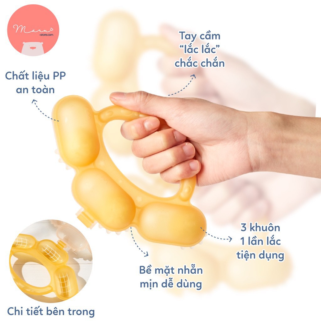 [Có sẵn] Khuôn lắc tay làm cơm viên cho bé ăn dặm PHANPY