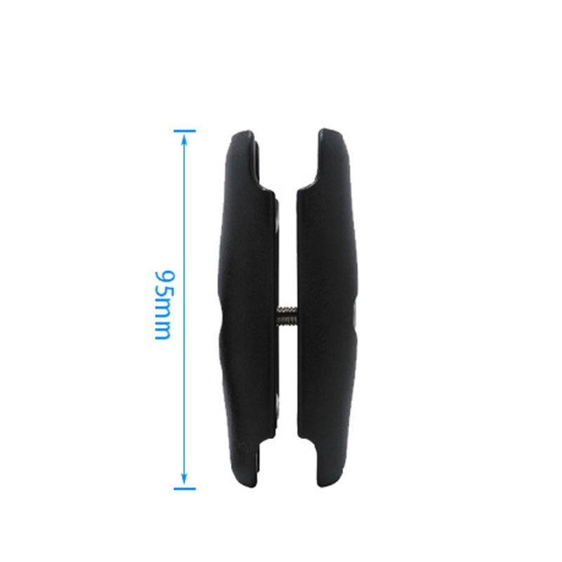 Ổ Cắm Kép Bằng Nhôm Hoặc Nhựa Với Đế 1 Inch Và Giá Đỡ Cho Điện Thoại / Máy Ảnh