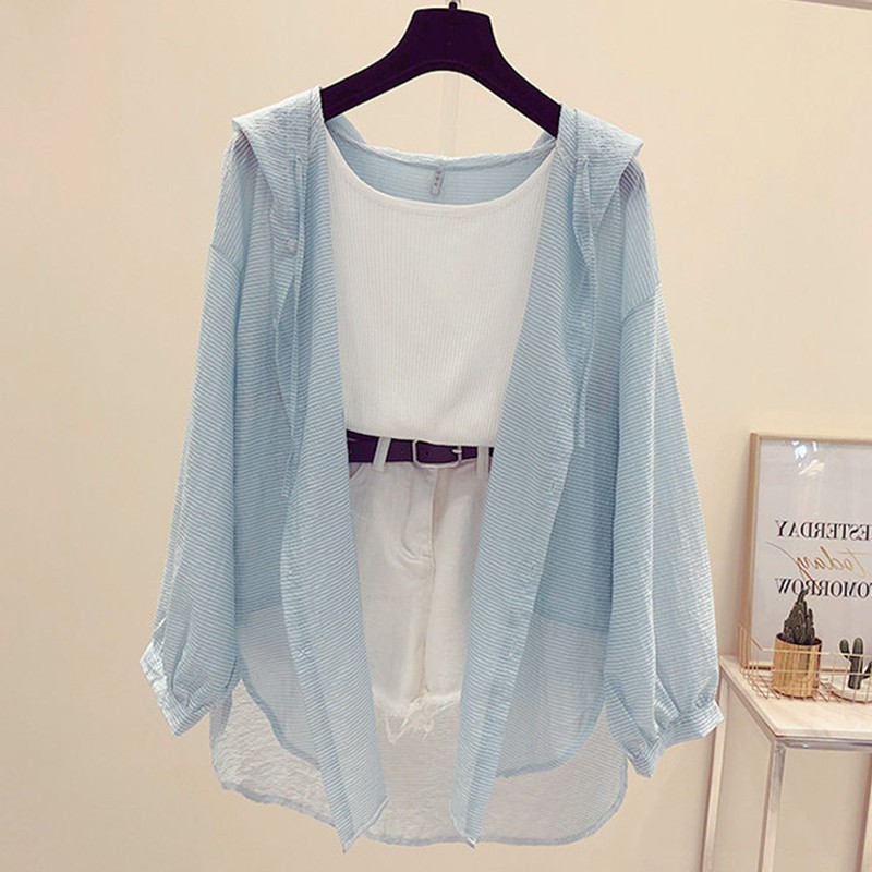 Áo khoác Cardigan chống nắng siêu mỏng thời trang cho nữ