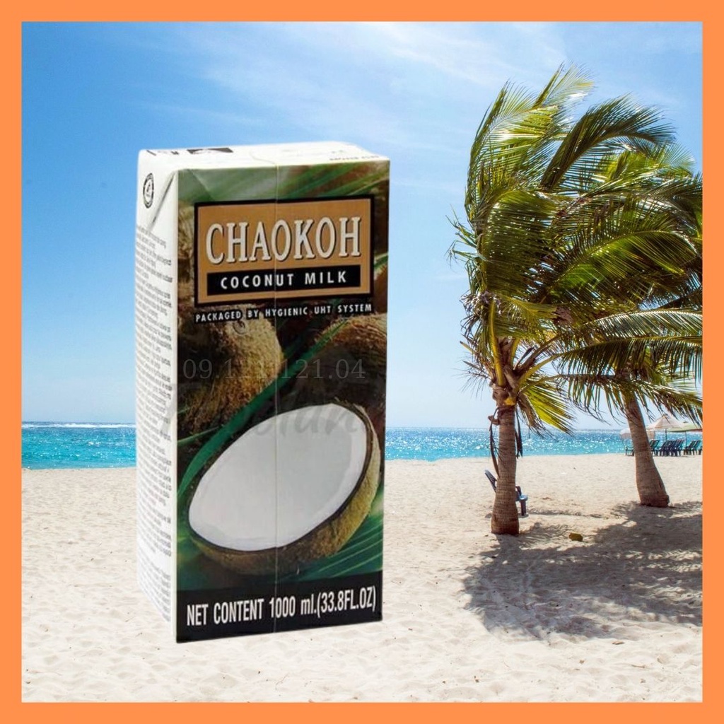 (HT) Nước cốt dừa/ Nước cốt dừa Chaokoh thái lan 100% hàng mới về