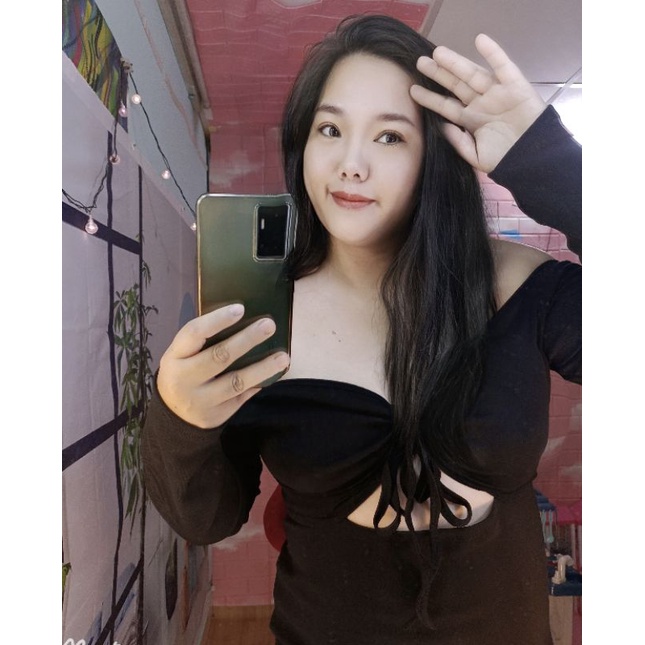 ĐẦM BODY TRỄ VAI RÚT NGỰC 2 MÀU ĐEN VÀ SỌC