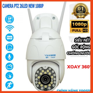 Camera  Ngoài Trời Yoosee PTZ 3.0 - 26 led X3200  xem đêm có màu - chống nước-Xoay 360°