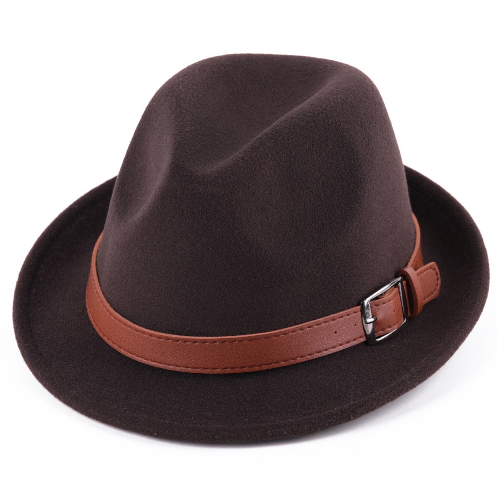 Mũ Phớt Fedora Nam Nữ FN22 Cao Cấp Vành Ngắn Mugout - Nón Phớt Vintage Thời Trang Chất Nỉ | Mũ Chất HCM
