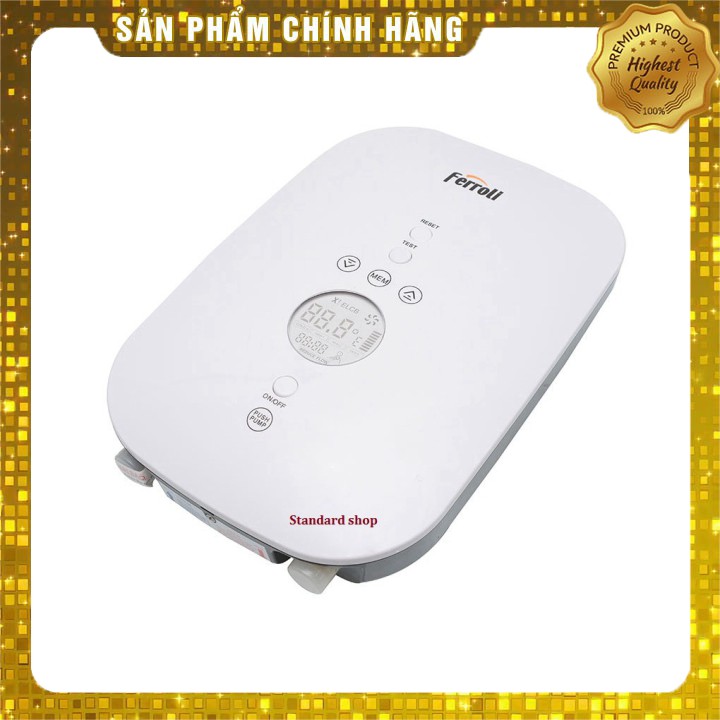 [HÀNG CHÍNH HÃNG] Máy Nước Nóng Trực Tiếp Có Bơm Ferroli Divo SDP 4.5S (Điện tử)