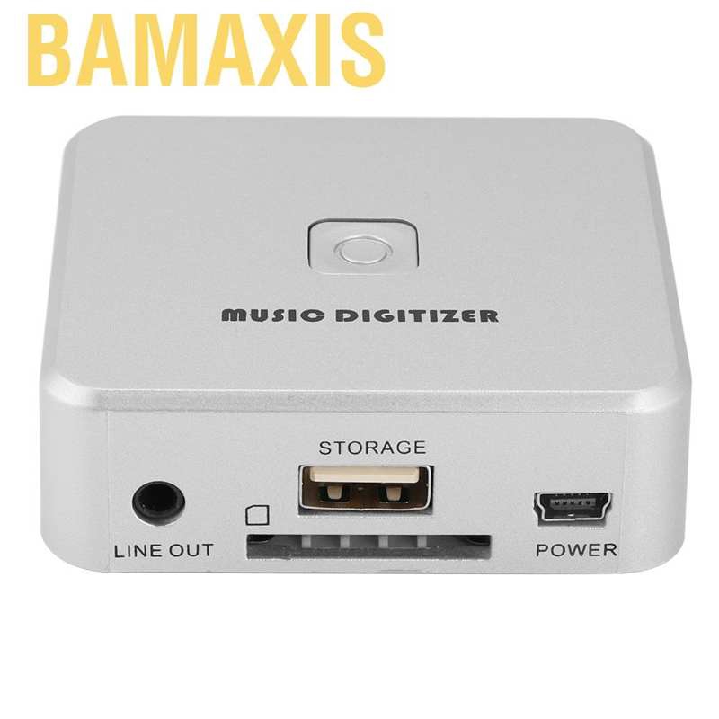 Bamaxis USB Audio Capture Card Music Digitizer HD Player Recorder L/R 3.5 US Plug