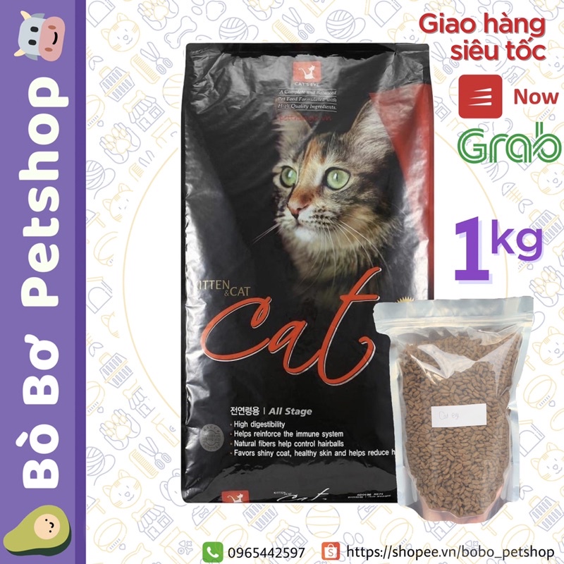 Hạt thức ăn cho mèo CATIZEN | Túi zip 1kg