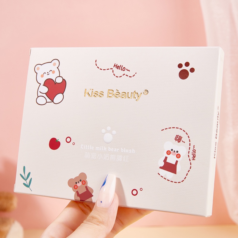 Phấn Má Hồng Kiss Beauty Màu nude Tự Nhiên Tiện Dụng NO.83131