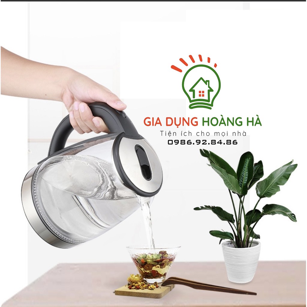 [BH 12 tháng] Ấm Siêu tốc thủy tinh Su Tai - CHÍNH HÃNG 1,8L/2000W