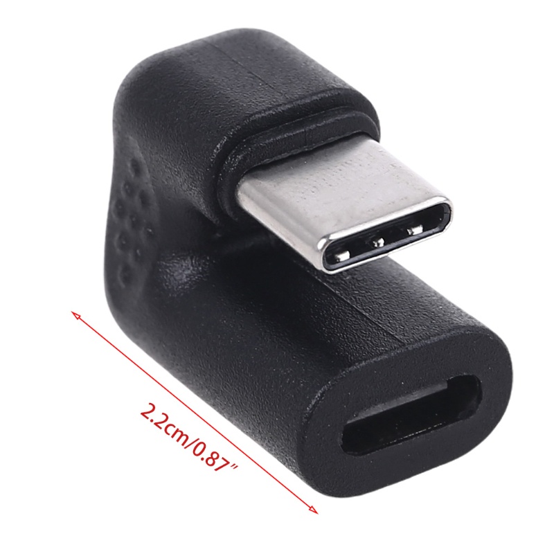 Đầu chuyển đổi Niki 180 độ USB 3.1 Type C đực sang cái cho điện thoại/máy tính bảng