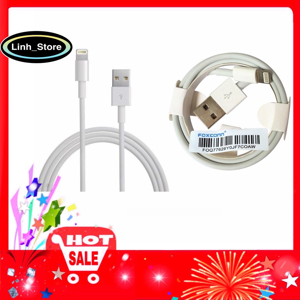 Cáp Sạc Foxconn 3IC Main Chuẩn Cho Iphone Các Đời Máy