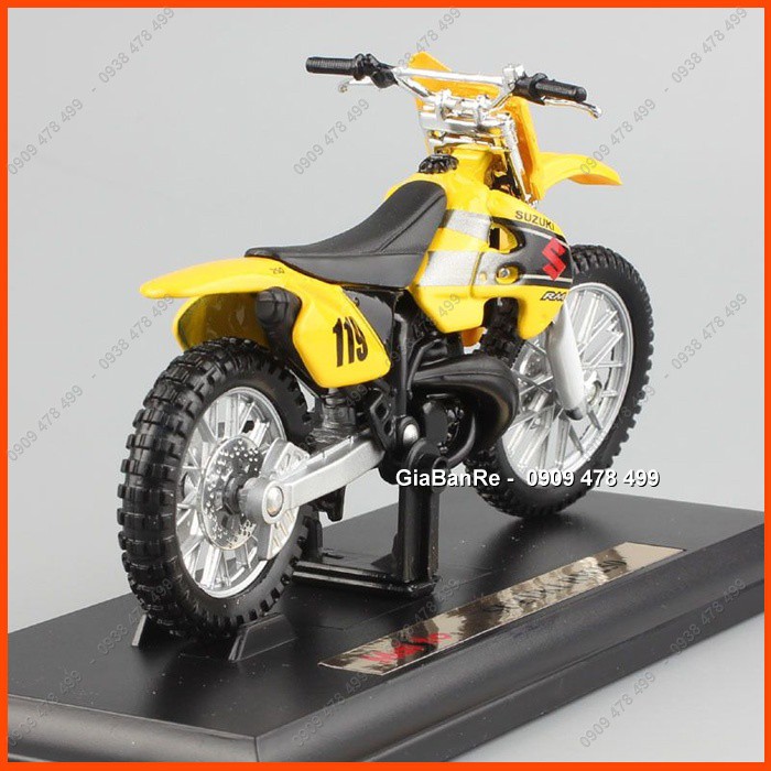 Xe Mô Hình Moto Địa Hình Suzuki RM 250 - Tỉ Lệ 1:18 - Maisto - 8868