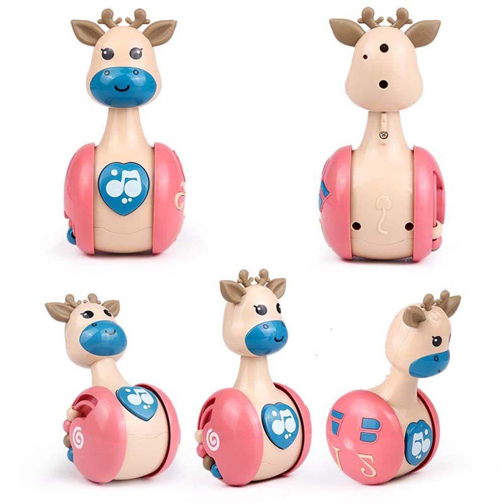 Nickolas Tumbler Roly-poly Đồ Chơi Lục Lạc Dạng Trượt Hình Hươu Vui Nhộn Làm Quà Tặng Sớm Cho Bé Sơ Sinh