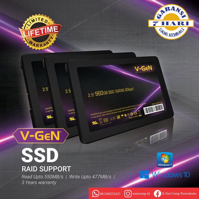 Ổ Cứng Ssd 128gb Vgen V-Gen Chính Hãng