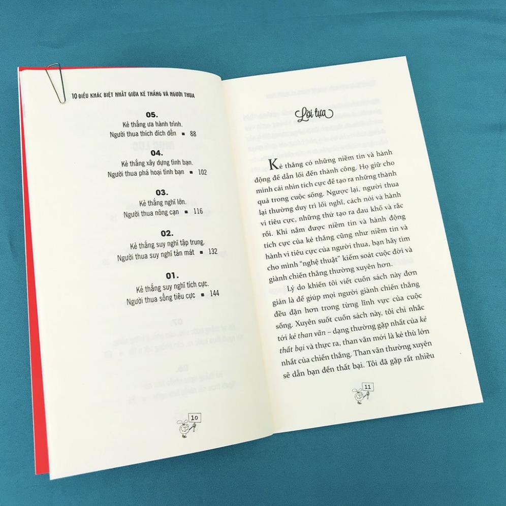 Sách - 10 Điều Khác Biệt Nhất Giữa Kẻ Thắng Và Người Thua [AlphaBooks]