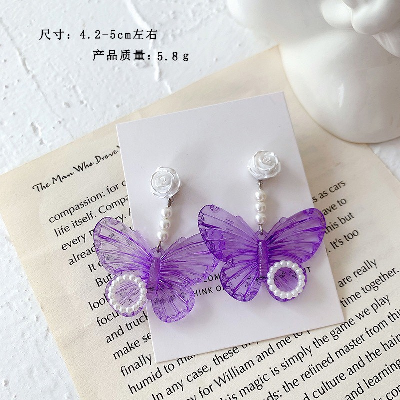 Bông tai mùa hè màu sắc thời trang 2021