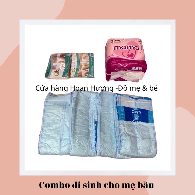 Combo đồ đi sinh cho mẹ bầu