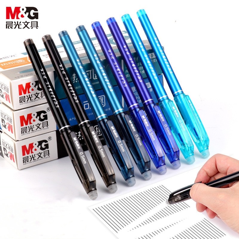 Bút mực gel ngòi 0.5mm có thể tẩy được tiện lợi cho học sinh