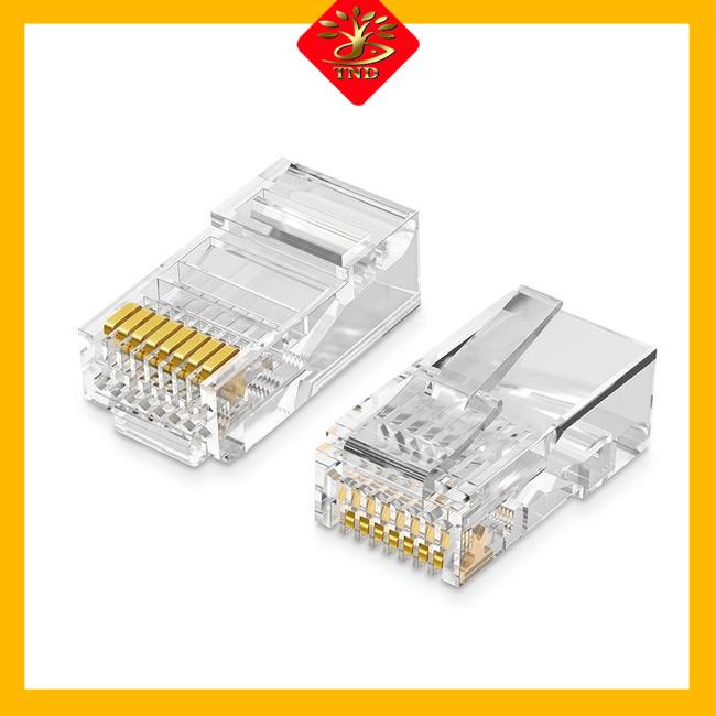 Hạt mạng Rj45 Golden japan túi 100 hạt tốt ARIGATO Đảm Bảo Chất Lượng.HMGJ