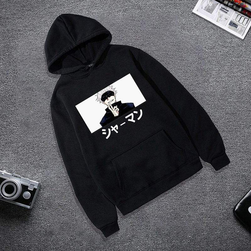 Áo Hoodie Đen In Hình Jujutsu Kaisen | BigBuy360 - bigbuy360.vn