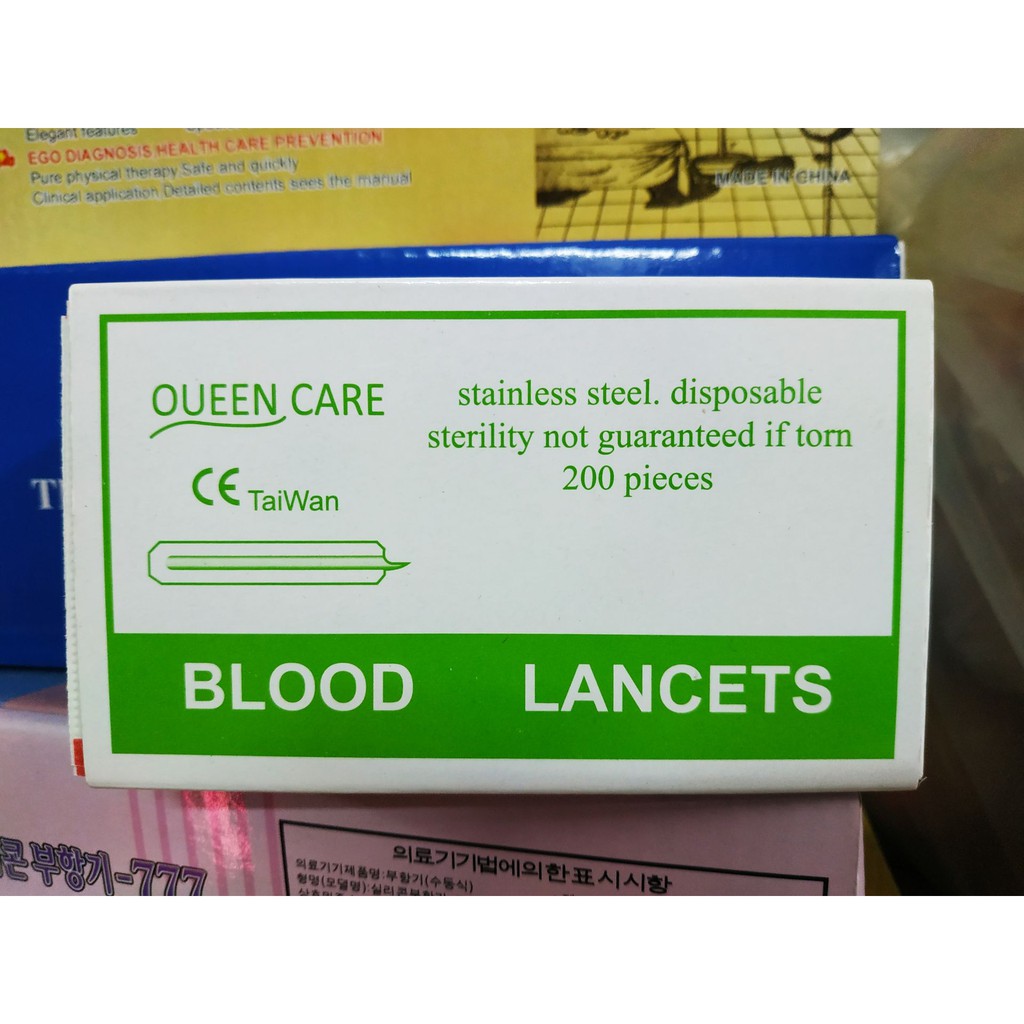 Kim chích mụn Blood Lancets (hộp 200 cây)