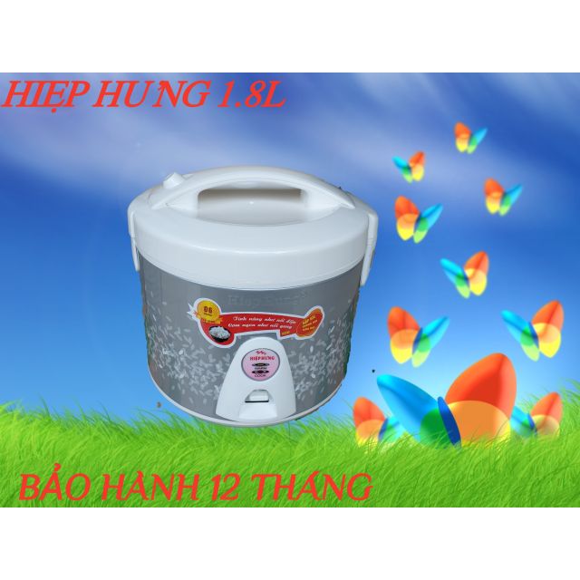 [Mã 253ELSALE hoàn 7% đơn 300K] Nồi Cơm Điện Cao Cấp HIỆP HƯNG HH701 1.8L