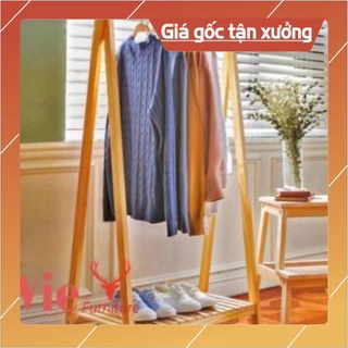 Giá treo quần áo 💗freeship💗 kệ treo quần áo chữ a 1 tầng đa năng gỗ mdf cao cấp