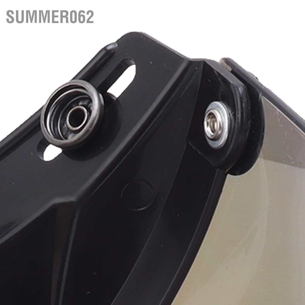 Summer062 Ống kính mũ bảo hiểm xe máy Nút kim loại có thể tháo rời Bảo vệ tia cực tím điều chỉnh