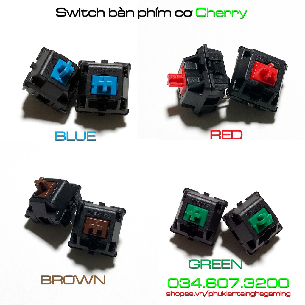 Switch cơ học Cherry switch thay thế cho bàn phím cơ