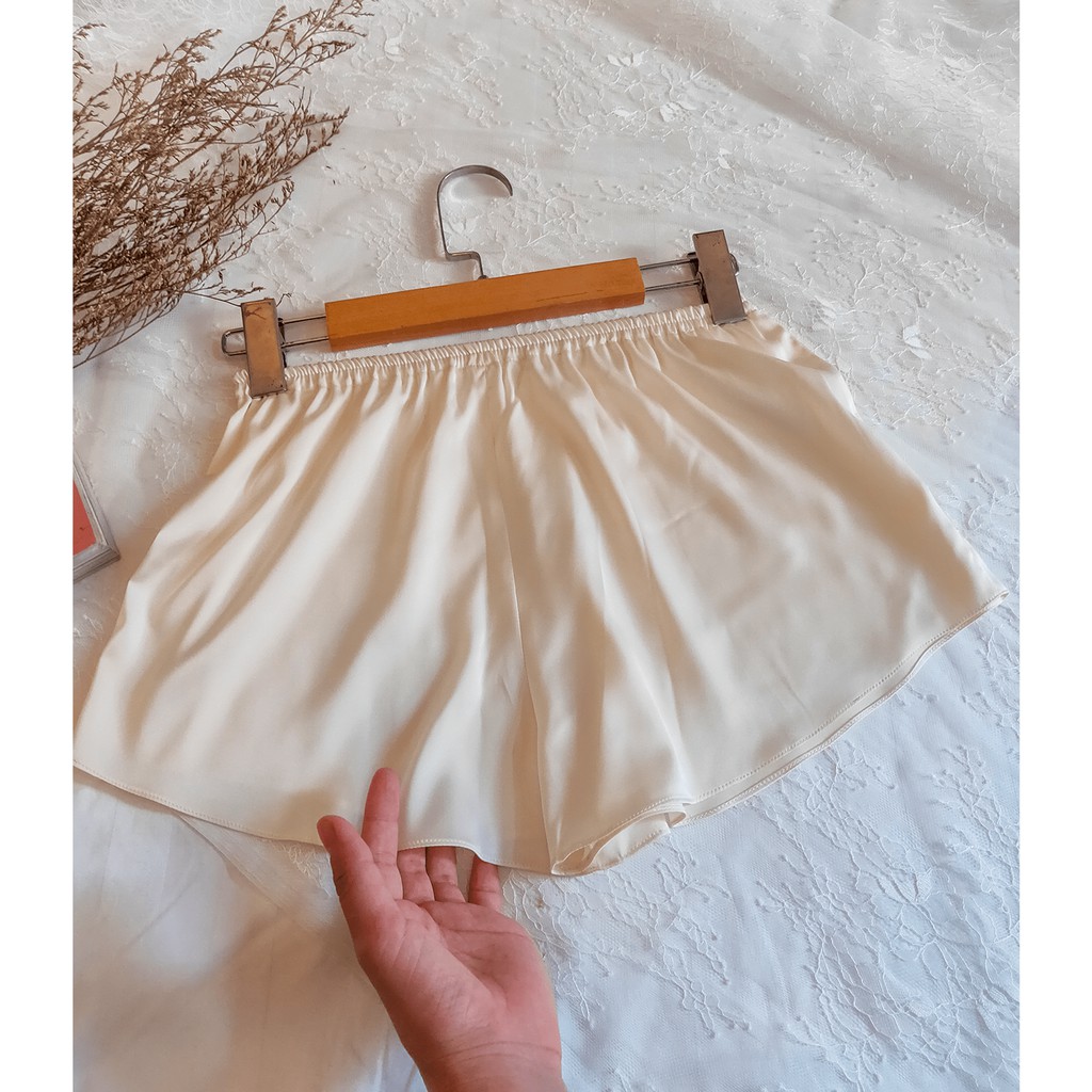 Quần Short Nữ Mặc Nhà Lưng Thung Màu Sắc Pastel Ngọt Ngào Style Basic Freesize Chất Lụa Cao Cấp Thoáng Mát Mềm Mịn