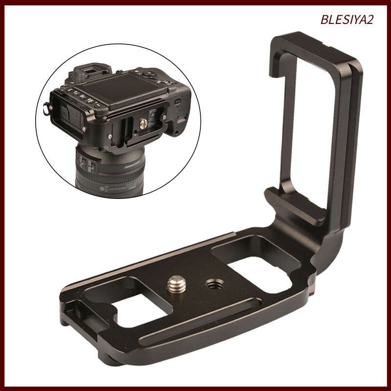 Vertical Plate L Bracket Holder for Nikon D750 Quick Release 1/4 Inch Screw