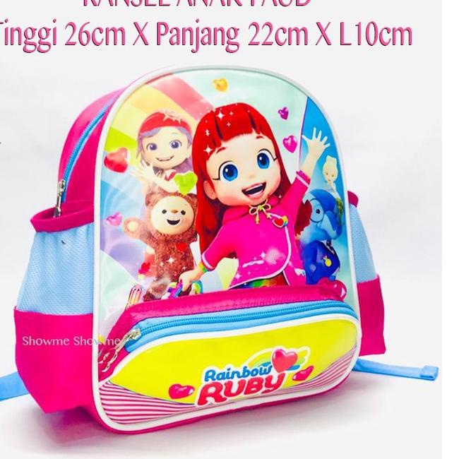 Bán Chạy nhất! Ba Lô Học Sinh Showme PAUD 10in (T26cm X P20cm X L10cm) Hình HELLO KITTY
