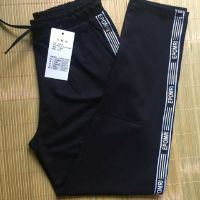 Quần baggy sọc chữ cạp chun