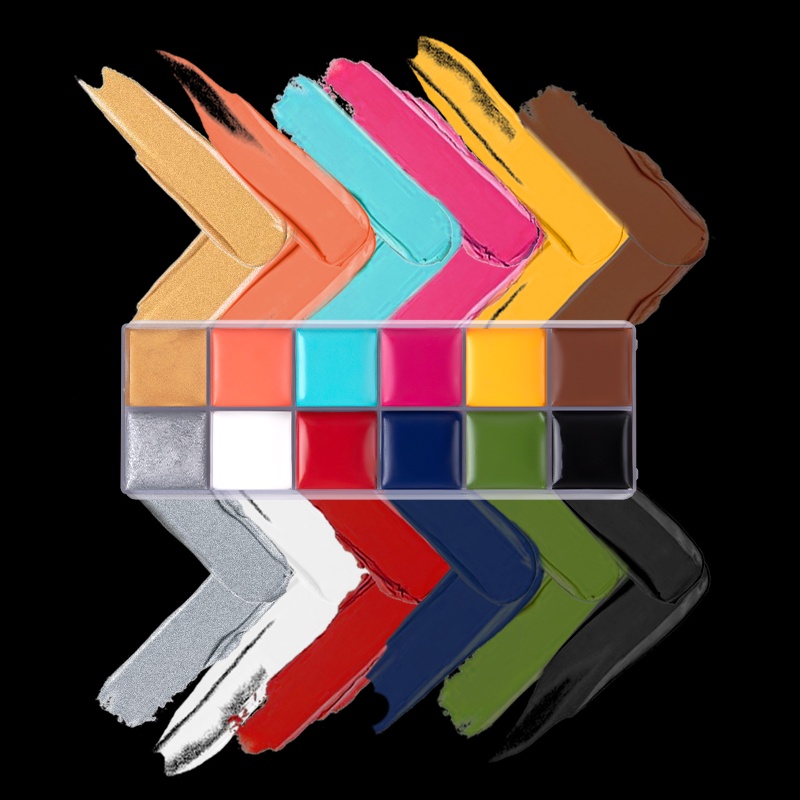 IMAGIC 2PCS Body Painting Set Face / Body Painting Oil Paint For Halloween Party 371g | BigBuy360 - bigbuy360.vn