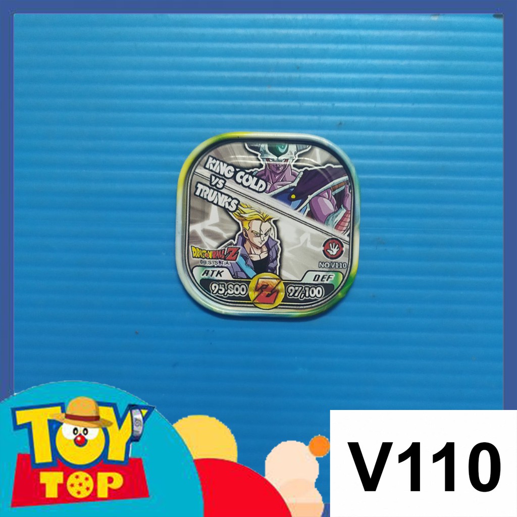 [Một thẻ] Thẻ bài Toonies Dragon Ball Z dạng xu thiếc leng keng - Thẻ nhóm / song đấu cũ 2nd không seal
