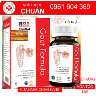 Viên Gout Formula làm giảm acid uric và viêm sưng do Gout