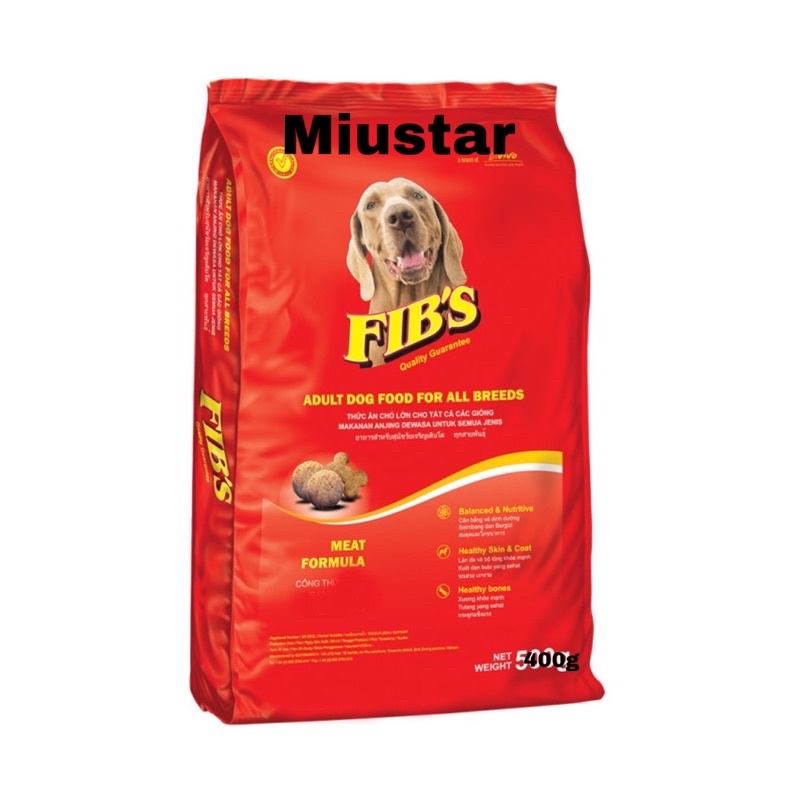 Thức Ăn Hạt Khô Cho Chó Lớn Fibs 400g