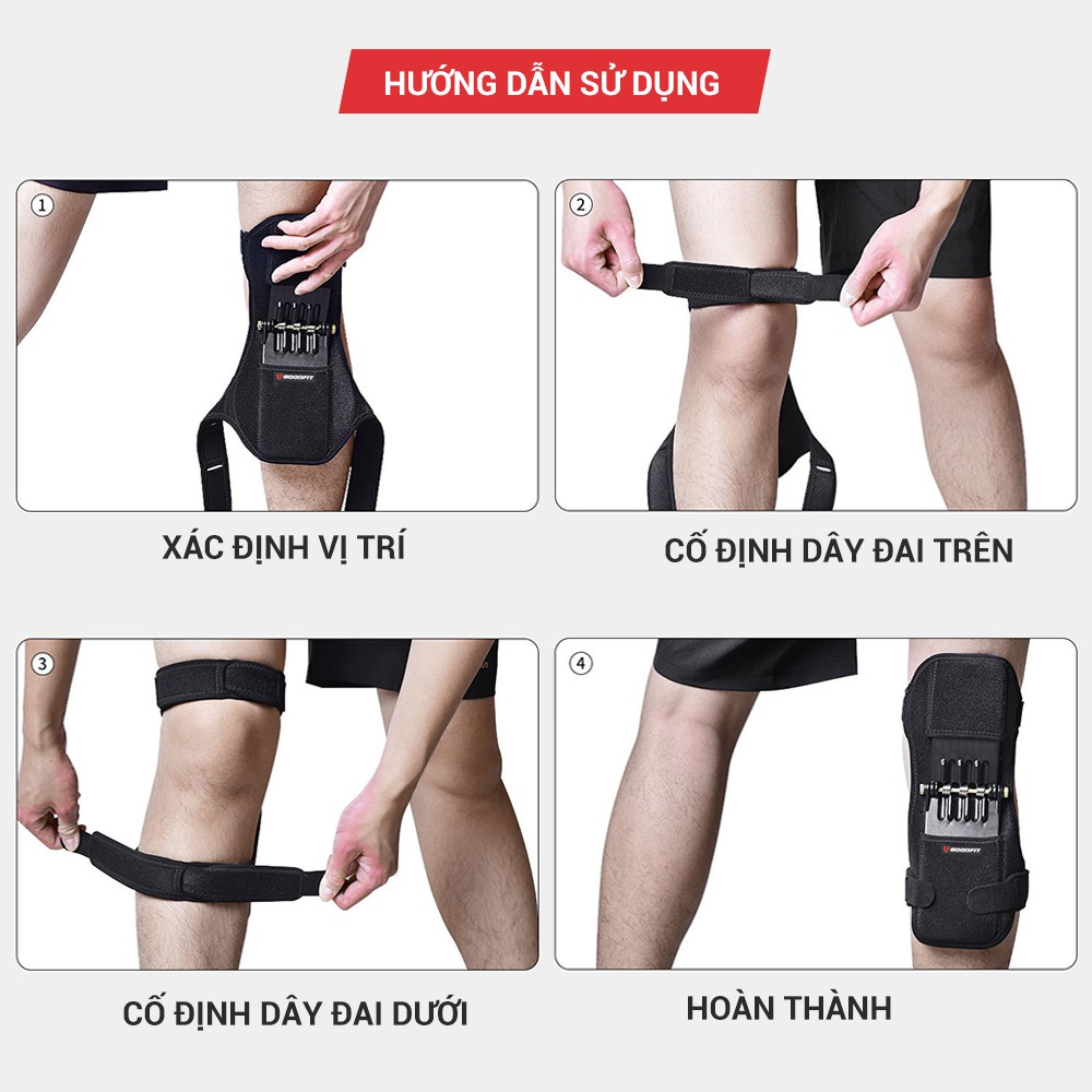 Khung nâng đầu gối, trợ lực đầu gối PowerKnee chính hãng GoodFit GF519K_LEMASOPRT