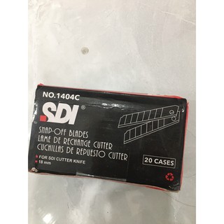 Lưỡi dao rọc giấy 18mm SDI 1404C (dùng cho dao 0423)