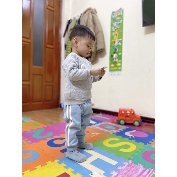 (90,130) Quần lẻ và áo lẻ lót lông xanh MM maruse24