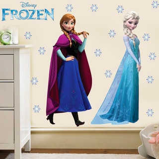 Disney Giấy Dán Tường 3d Hình Công Chúa Elsa Xinh Đẹp A029