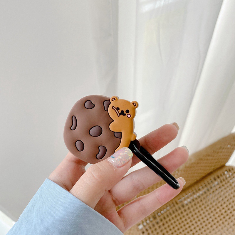 Vỏ Bọc Hộp Sạc Tai Nghe Baseus WM01 Bằng Silicon Hình Mèo Hoạt Hình Dễ Thương Có Khóa Cài Chống Rơi