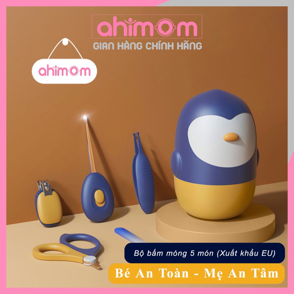 Bộ cắt móng tay cho bé - bấm móng tay sơ sinh an toàn gồm 5 món - Ahimom