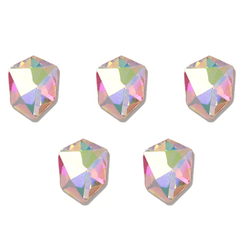 Youyo Set 5 Khối Đá Pha Lê Dán Móng Nghệ Thuật Sang Trọng Cho Phụ Nữ Hoặc Bé Gái