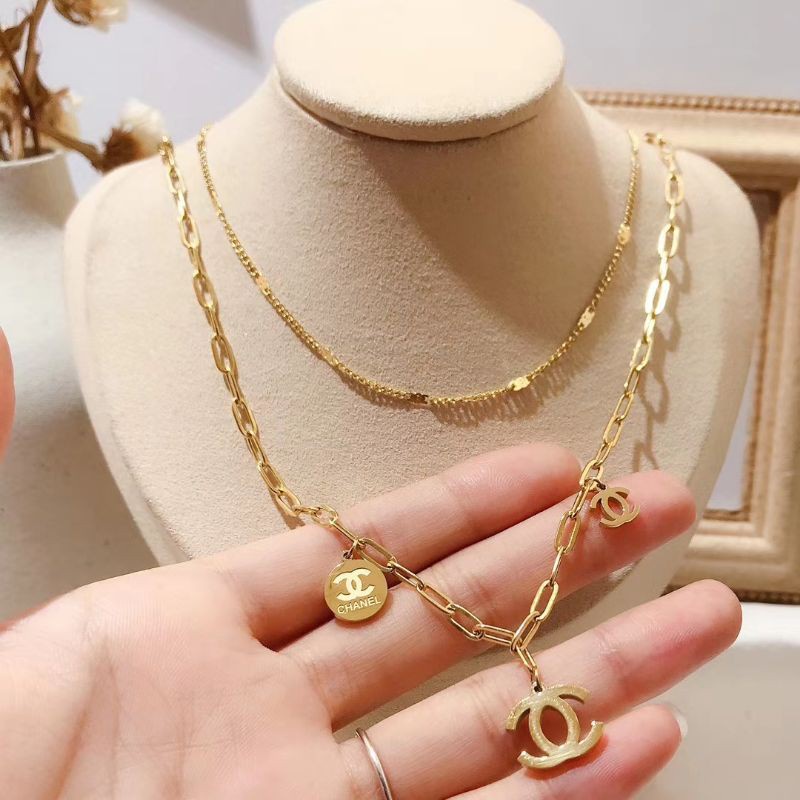 Thời trang mới Dây Chuyền Chanel Kiểu Dáng Đơn Giản Sang Trọng Cho Nữ